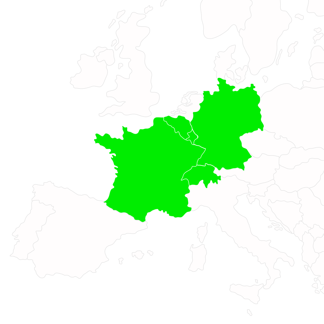 Carte de la présence européenne de Sofitexgroup